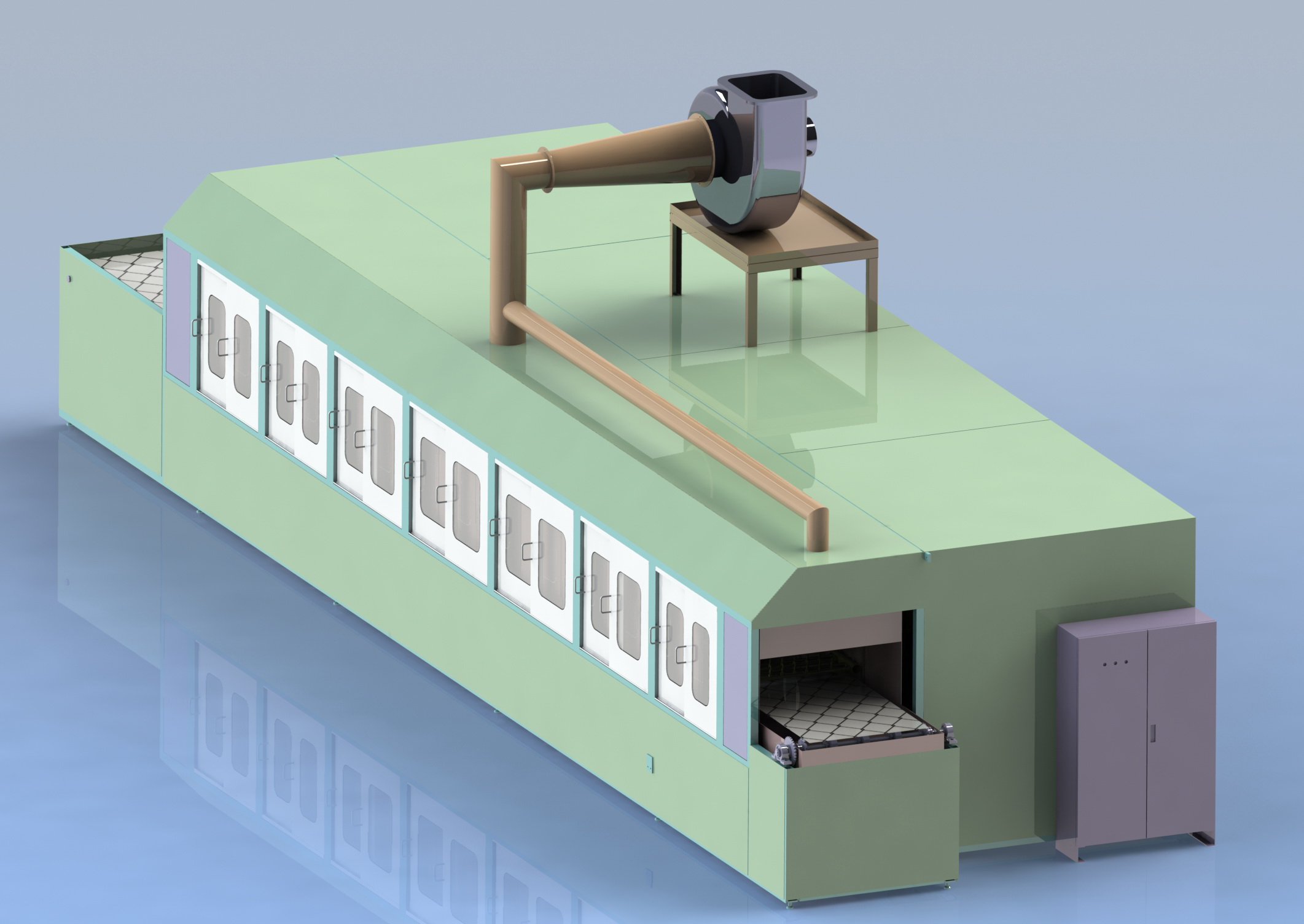 通過式噴淋清洗機