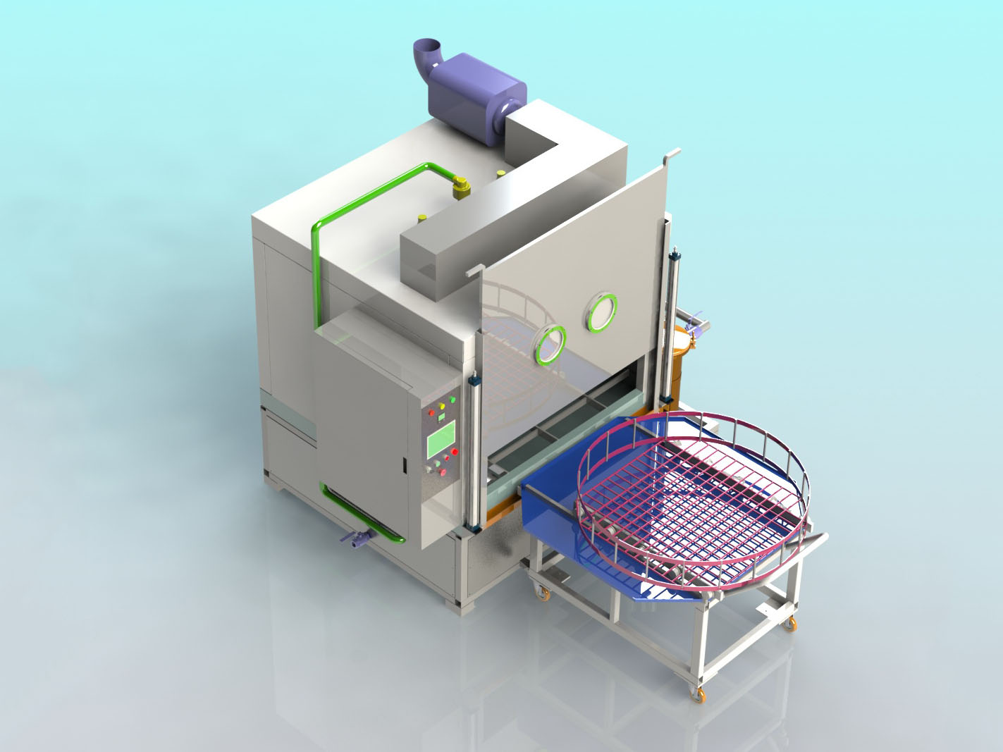 旋轉(zhuǎn)噴淋清洗機